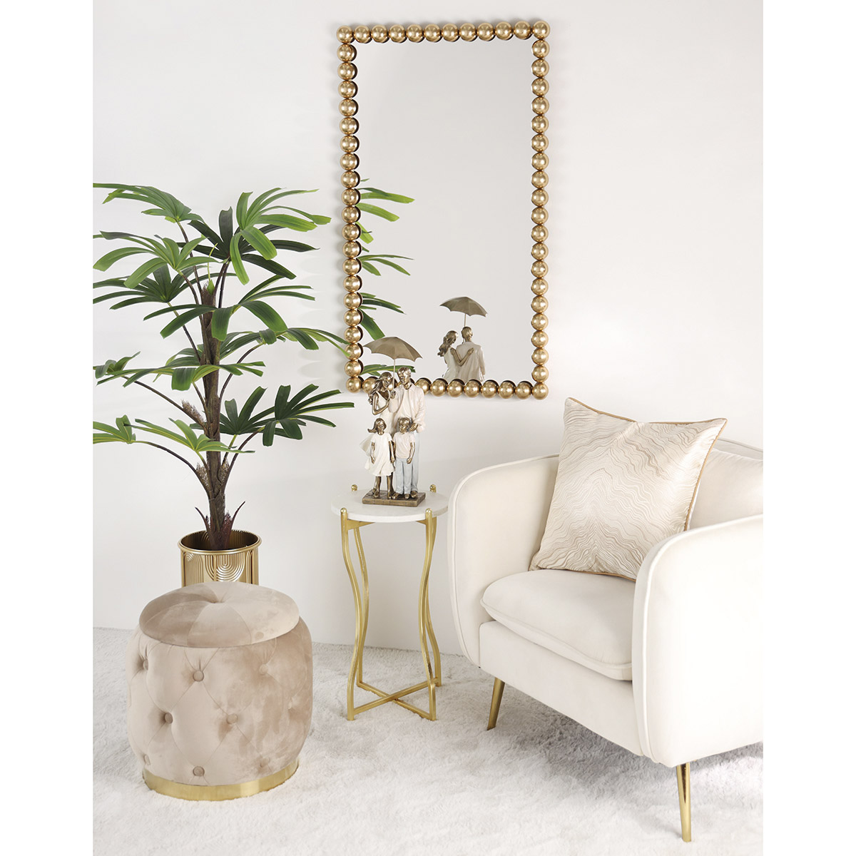 Mesa Bombay Colecci&oacute;n Luxe Gold Concepts Life image number null
