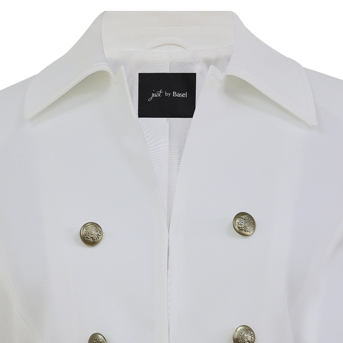 Saco 3/4 con doble botonadura para Mujer Petite JUST BY BASEL image number null