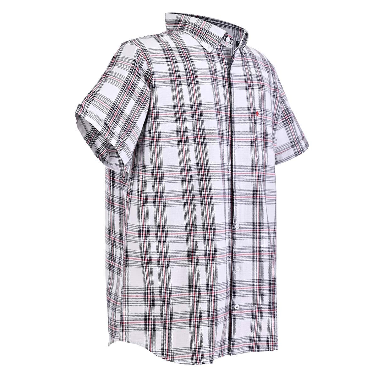 Guayabera a Cuadros Michel Blanc Manga Larga para Hombre Plus image number null