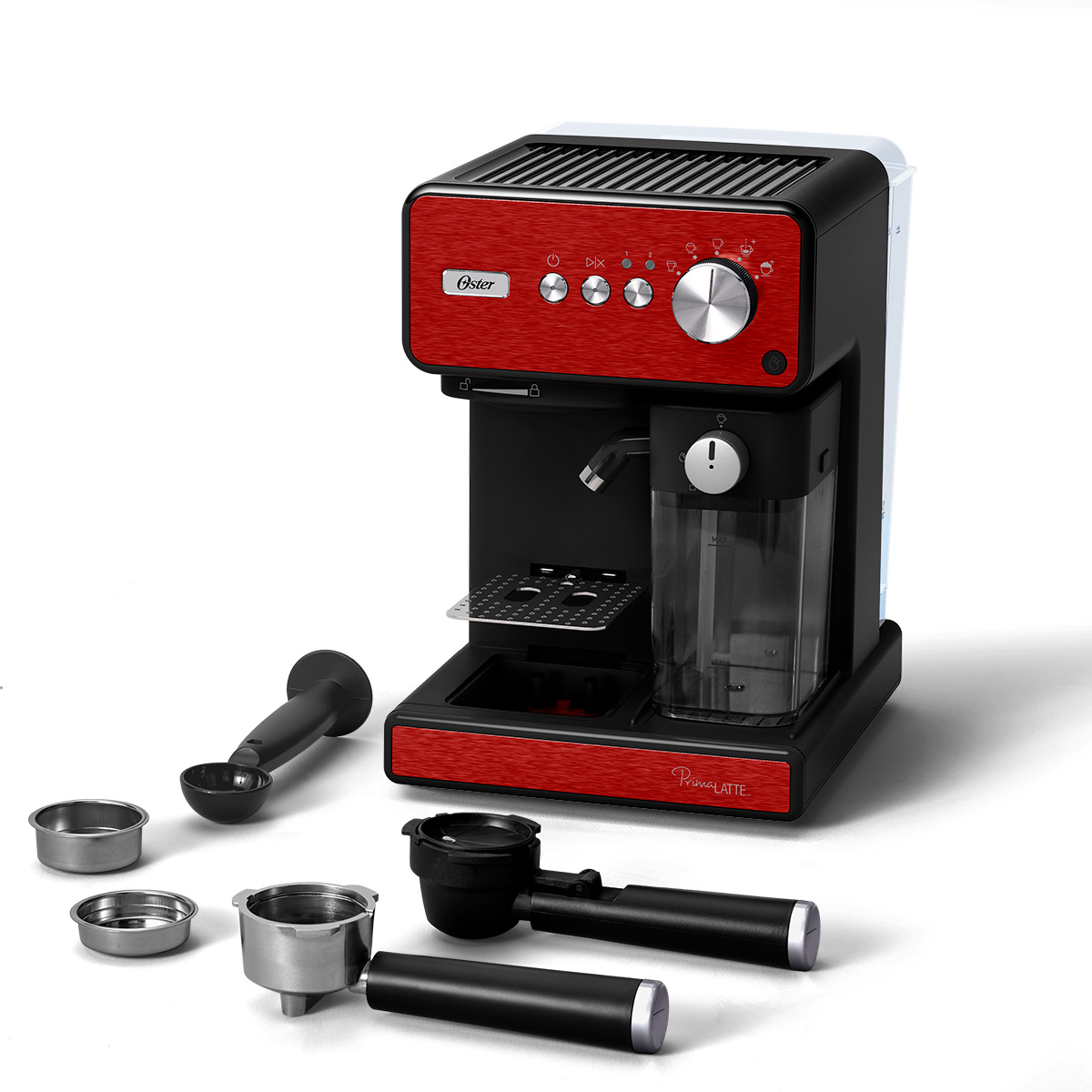 Cafetera Espresso Oster Primalatte Rojo image number null