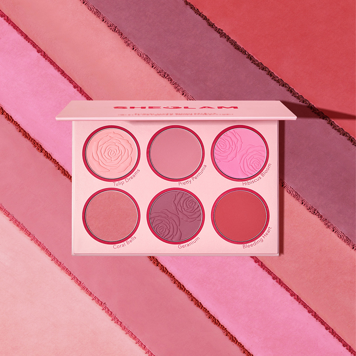 Paleta de Rubores Floral Flush 6 Tonos Blushing Bouquet Sheglam image number null
