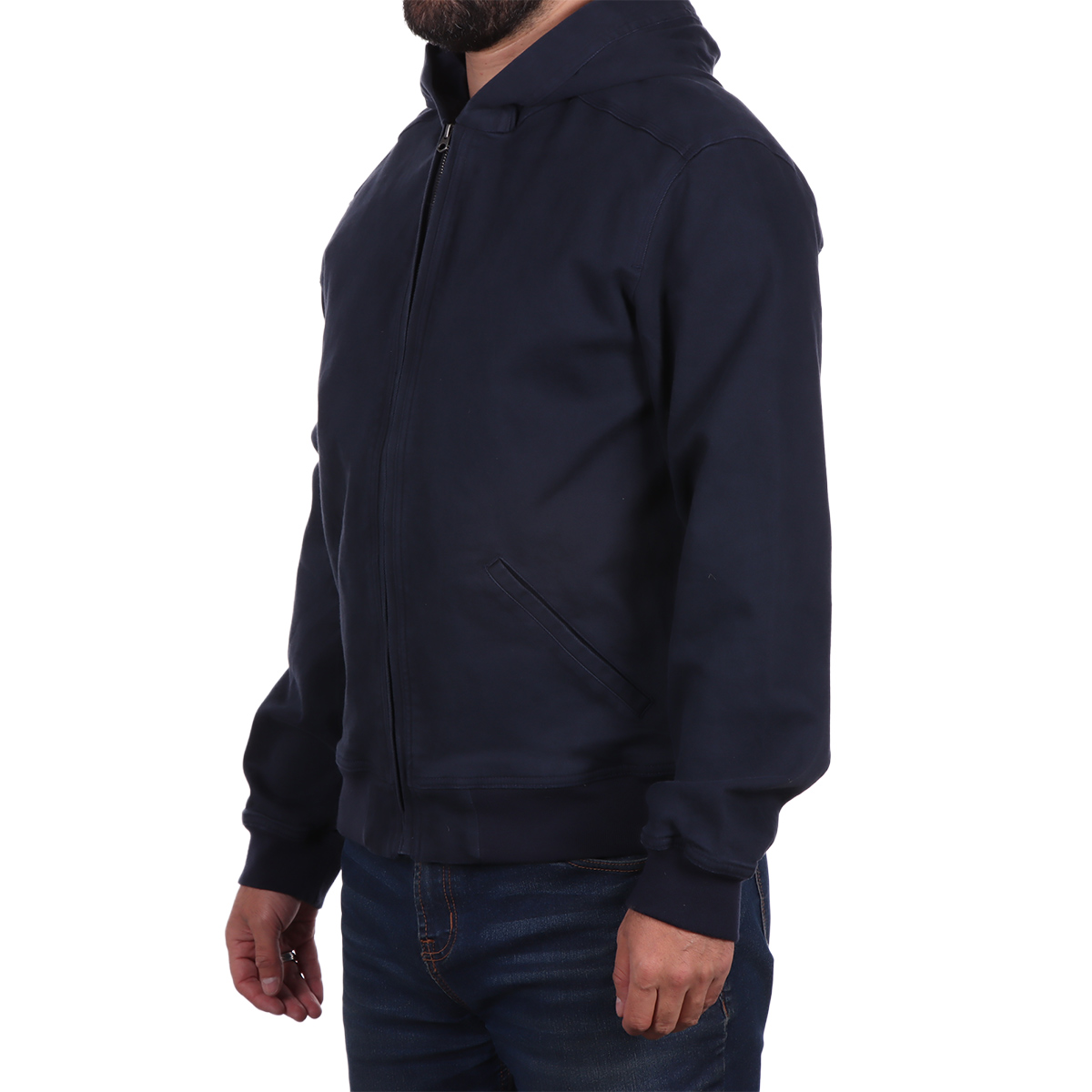 Chamarra Casual con Capucha de Algod&oacute;n Jeanious para Hombre image number null