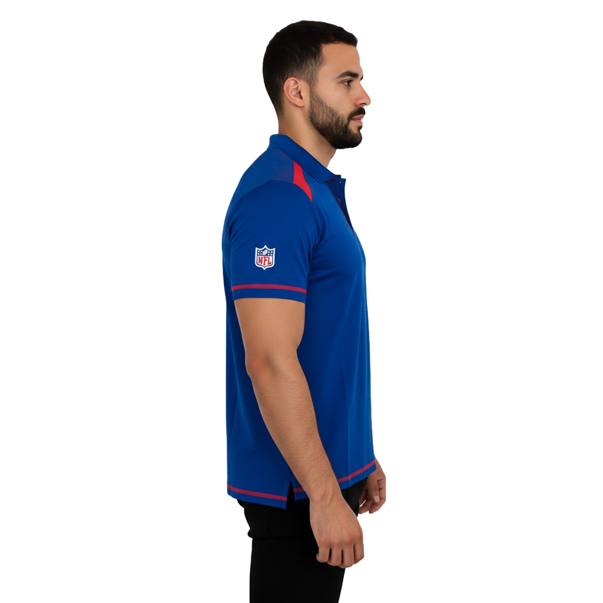 Playera Polo F&uacute;tbol Americano NFL Bills Manga Corta para Hombre image number null
