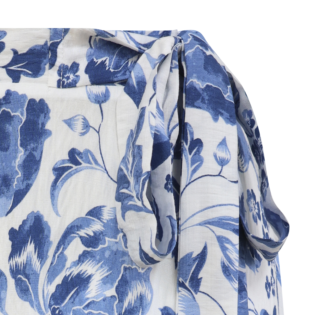 Falda Wrap con Motivos Florales Mediterr&aacute;neos para Mujer Just By Basel image number null