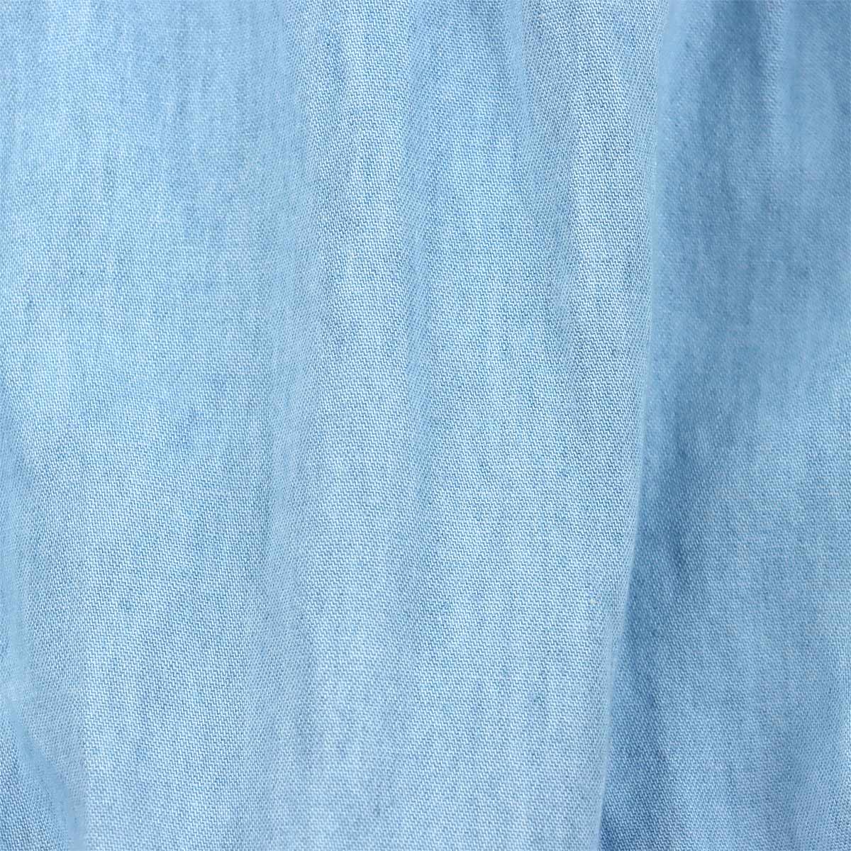 Romper Chambray Volantes 100% Algod&oacute;n Carosello Beb&eacute; Ni&ntilde;a image number null