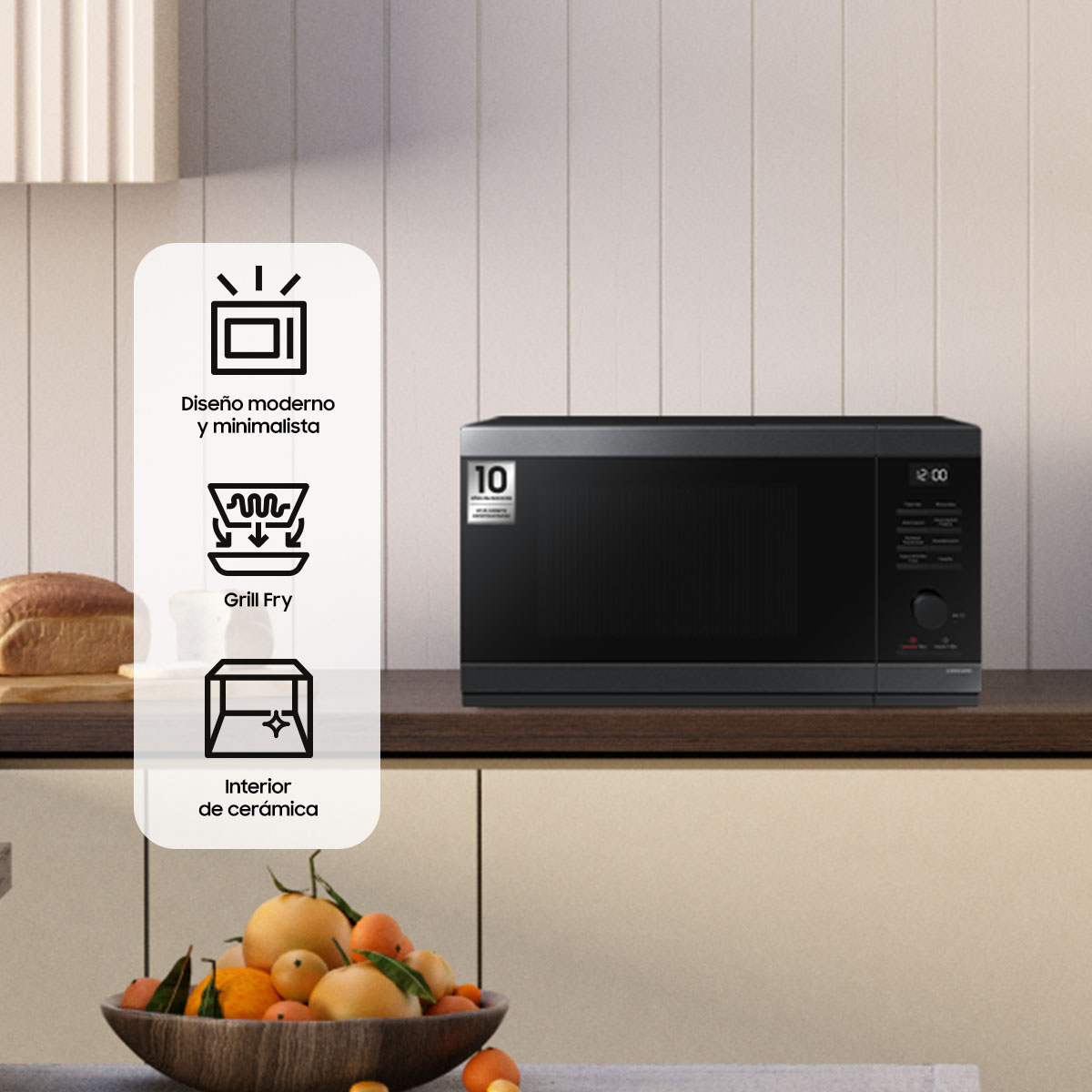 Horno de Microondas Grill 1.1 Cuft MG32DG4524CGAX SAMSUNG image number null