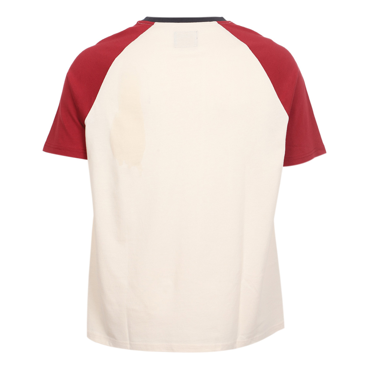 Playera Manga Ranglan Contraste Jeanious Cuello Redondo para Hombre Plus image number null
