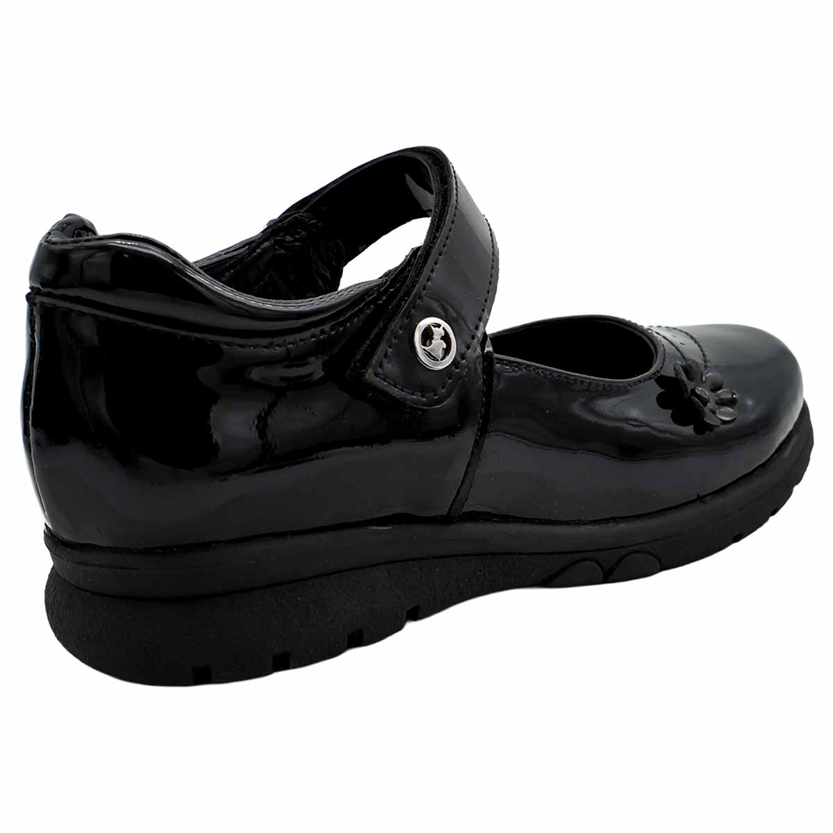 Zapato Escolar en Charol Ferrioni con Aplicaci&oacute;n para Ni&ntilde;a image number null