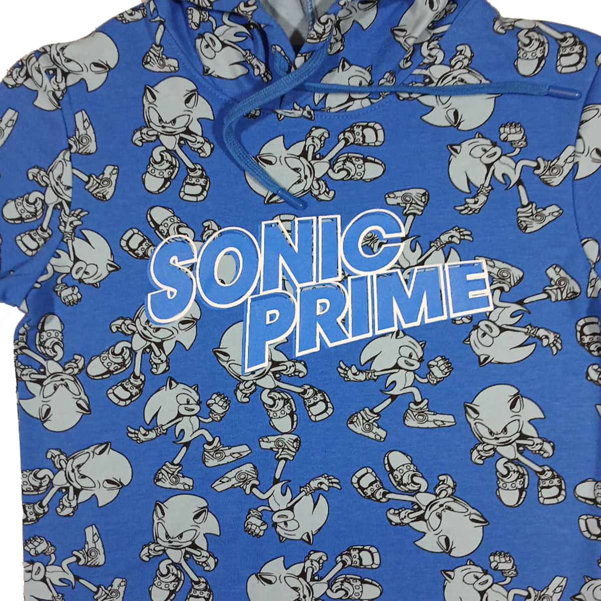 Sudadera Manga Corta y Capucha Sonic para Ni&ntilde;o image number null