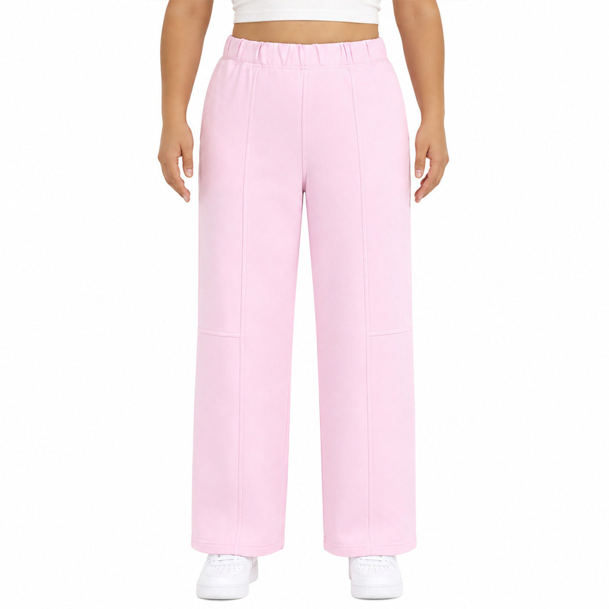 Pants Liso Tejido French Terry Jeanious para Mujer Curvy image number null