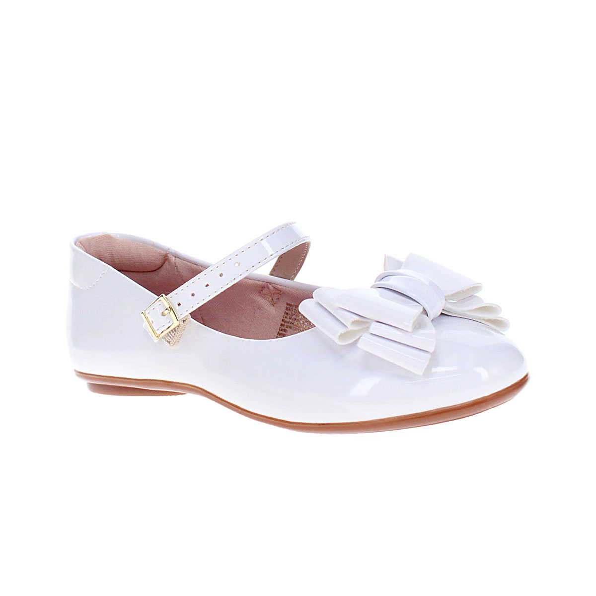 Zapato Con Hebilla 19-23 Blanco Molekinha image number null