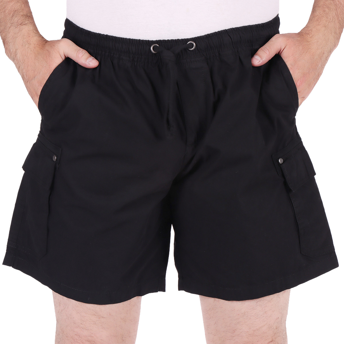 Bermuda Regular Fit Cintura El&aacute;stica Fukka para Hombre image number null