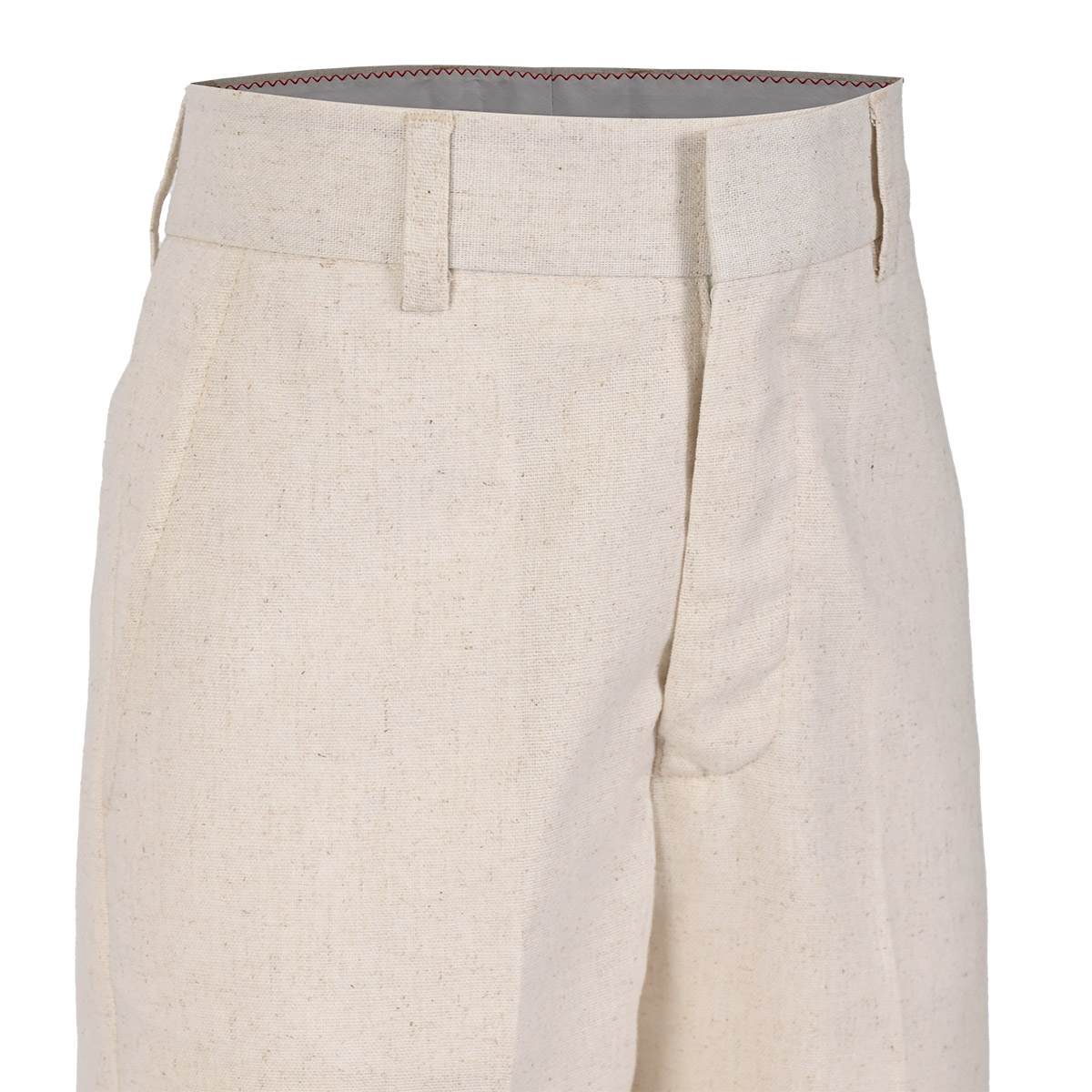Traje en Mezcla de Lino con Chaleco Oscar Collection Beige para Ni&ntilde;o image number null