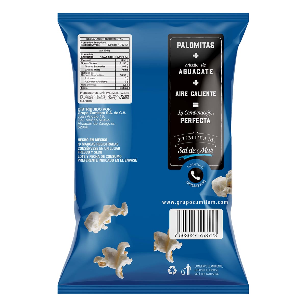 Palomitas Sal De Mar Zumitam 95G image number null