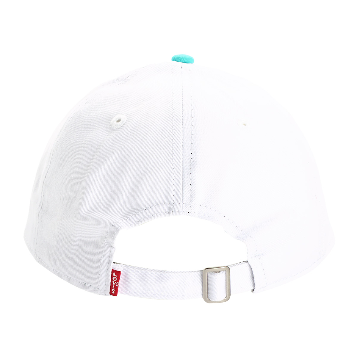 Gorra Blanca y Verde Agua Truker Logo Bordado Levi's Unisex image number null