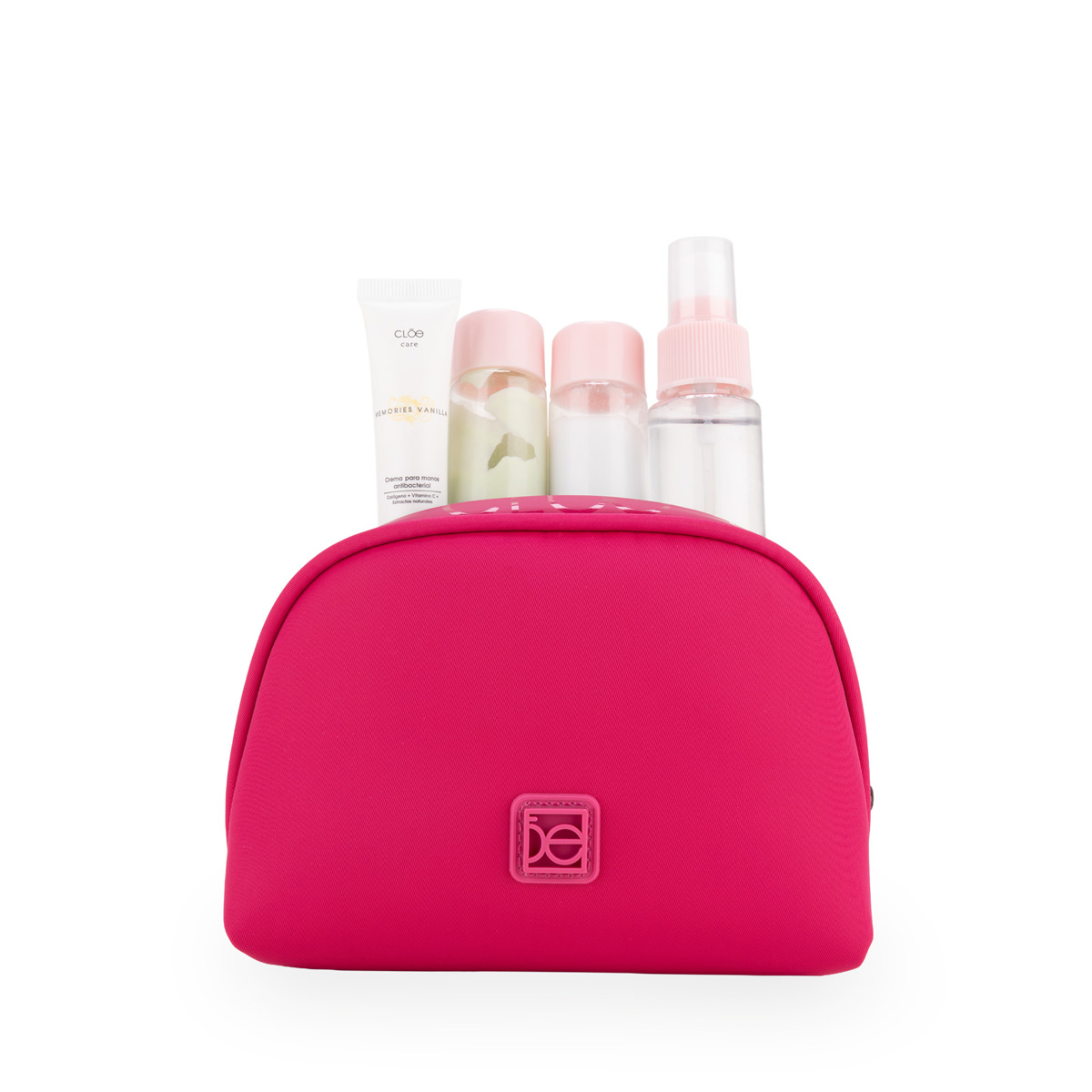 Cosmetiquera Cloe Rosa Cierre Sencillo 4CSCO26323ROS image number null