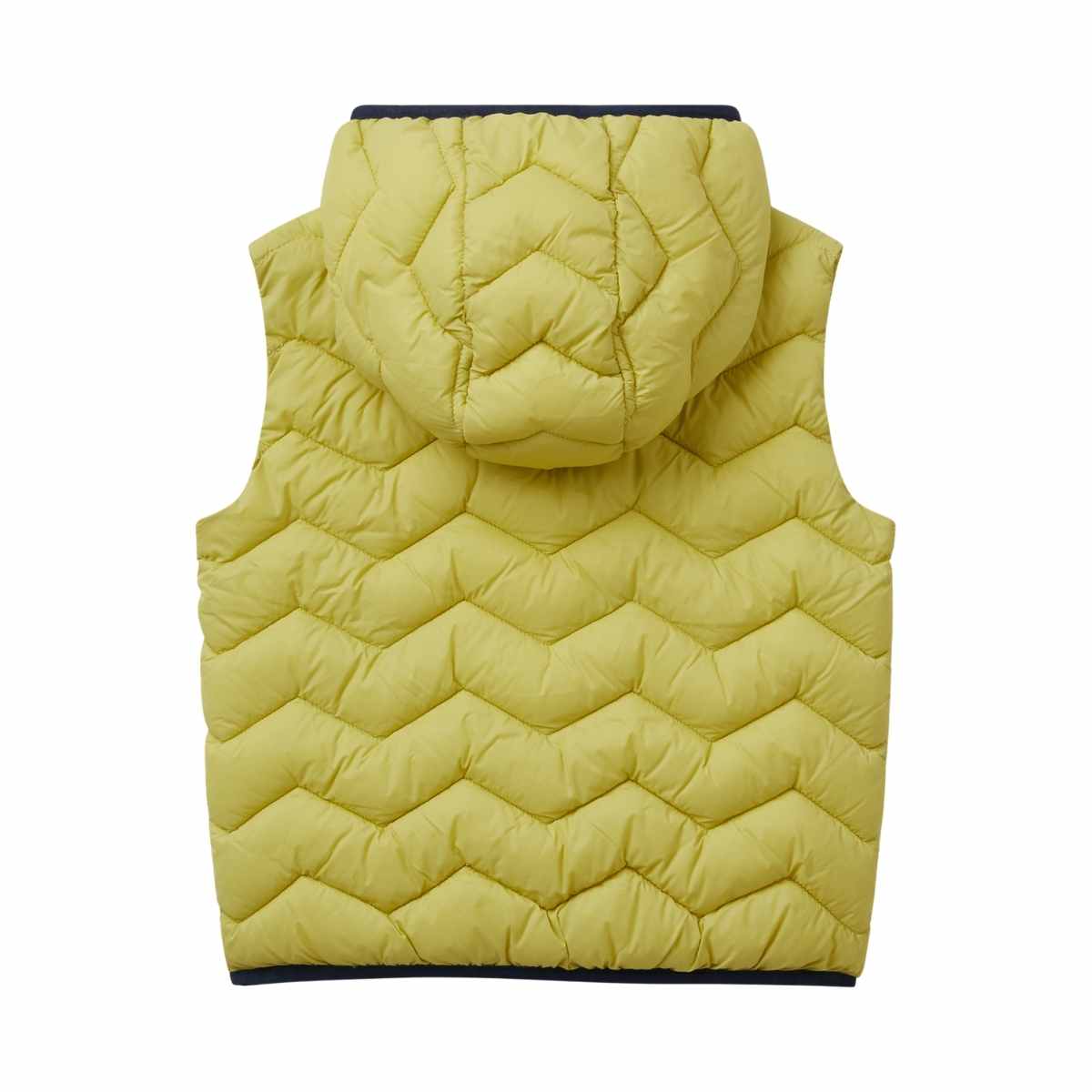 Chaleco para ni&ntilde;o cuello alto con capucha marca benetton image number null