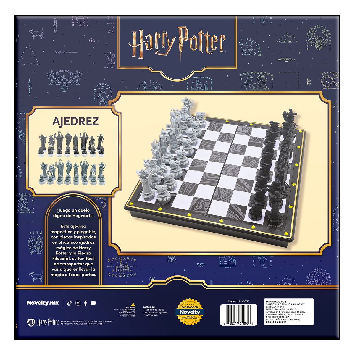 AJEDREZ MAGNETICO HARRY POTTER image number null
