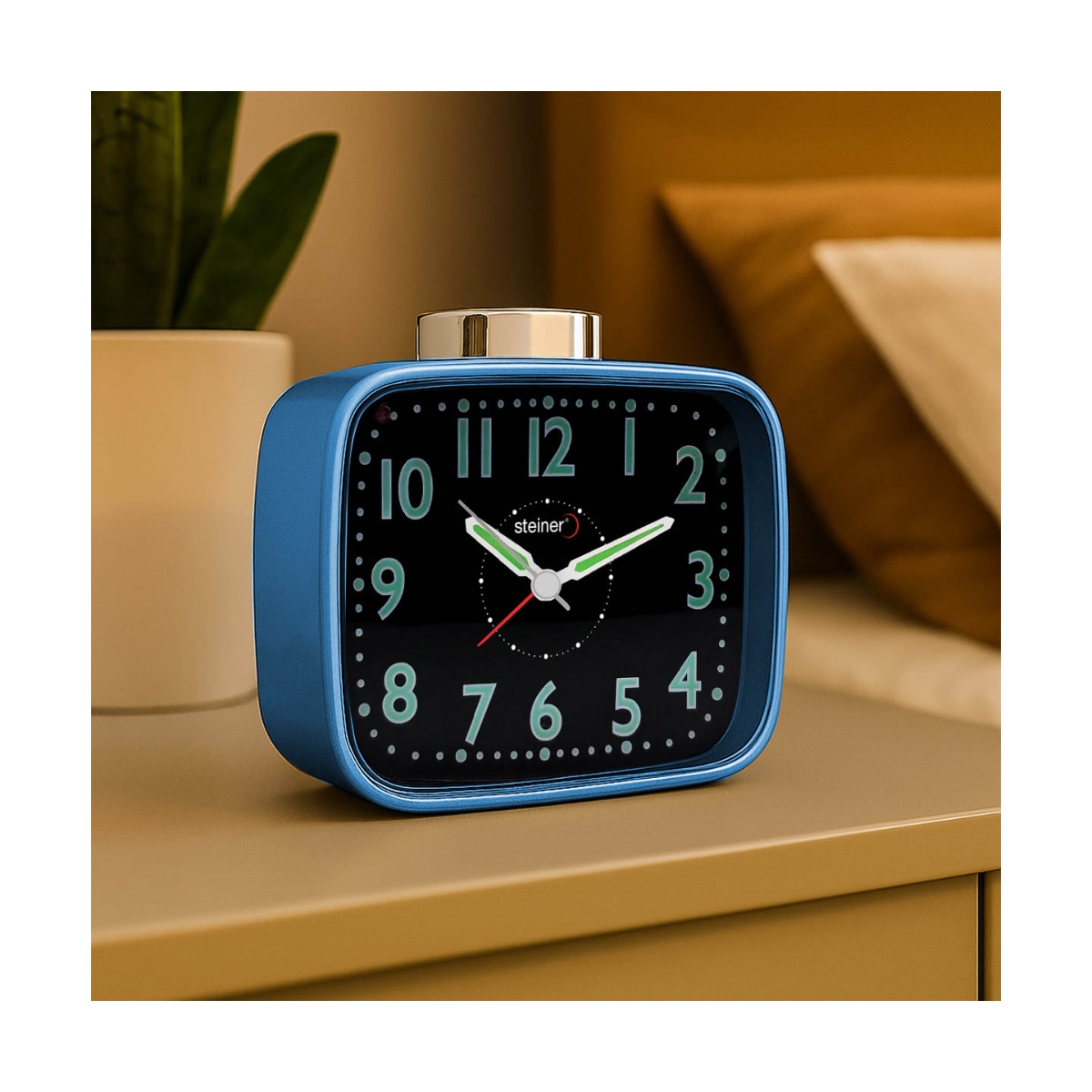 Reloj Despertador An&aacute;logo Steiner Color Azul BL11003BL image number null