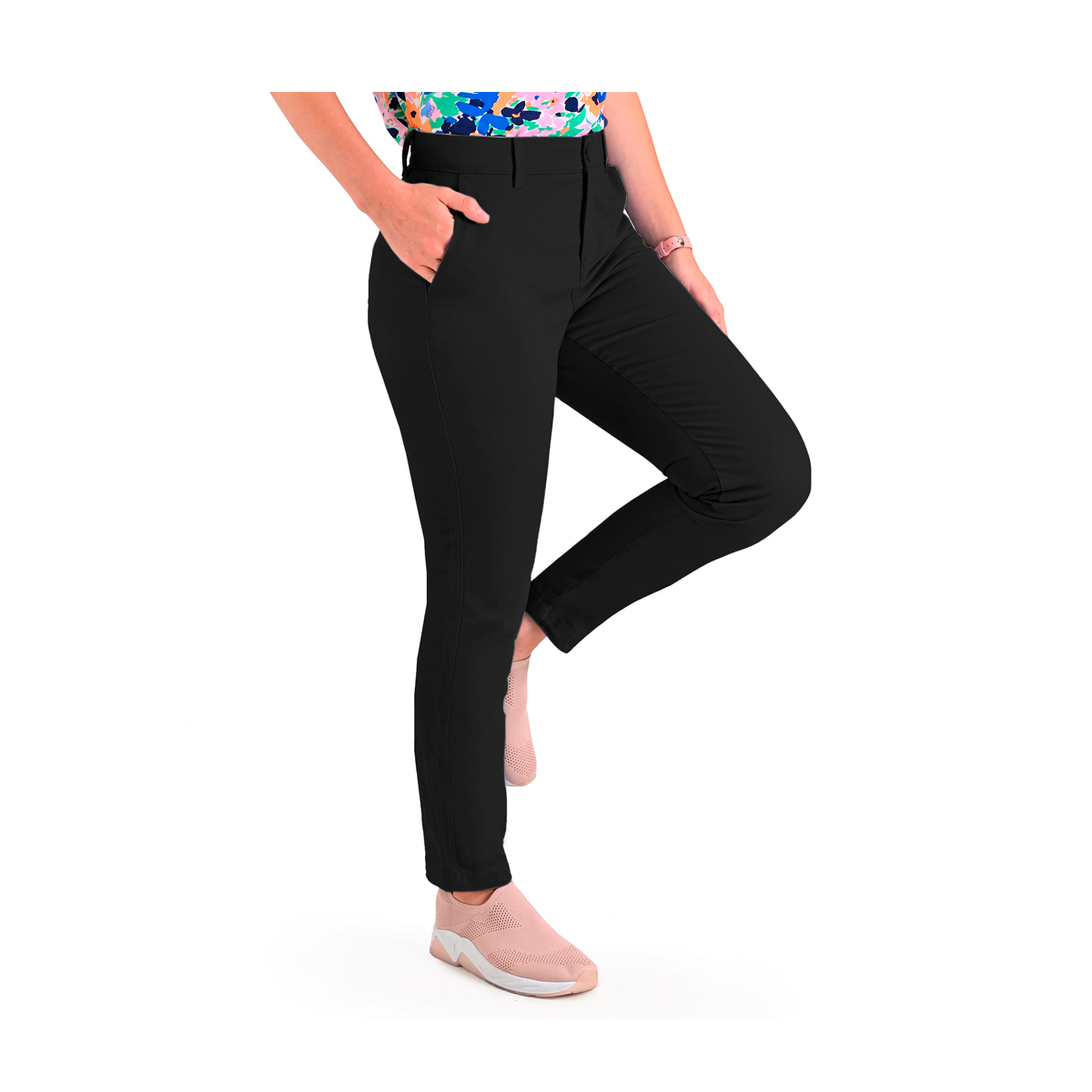 Pantal&oacute;n Casual Sin Pinza Slim Supply Para Mujer Casual image number null