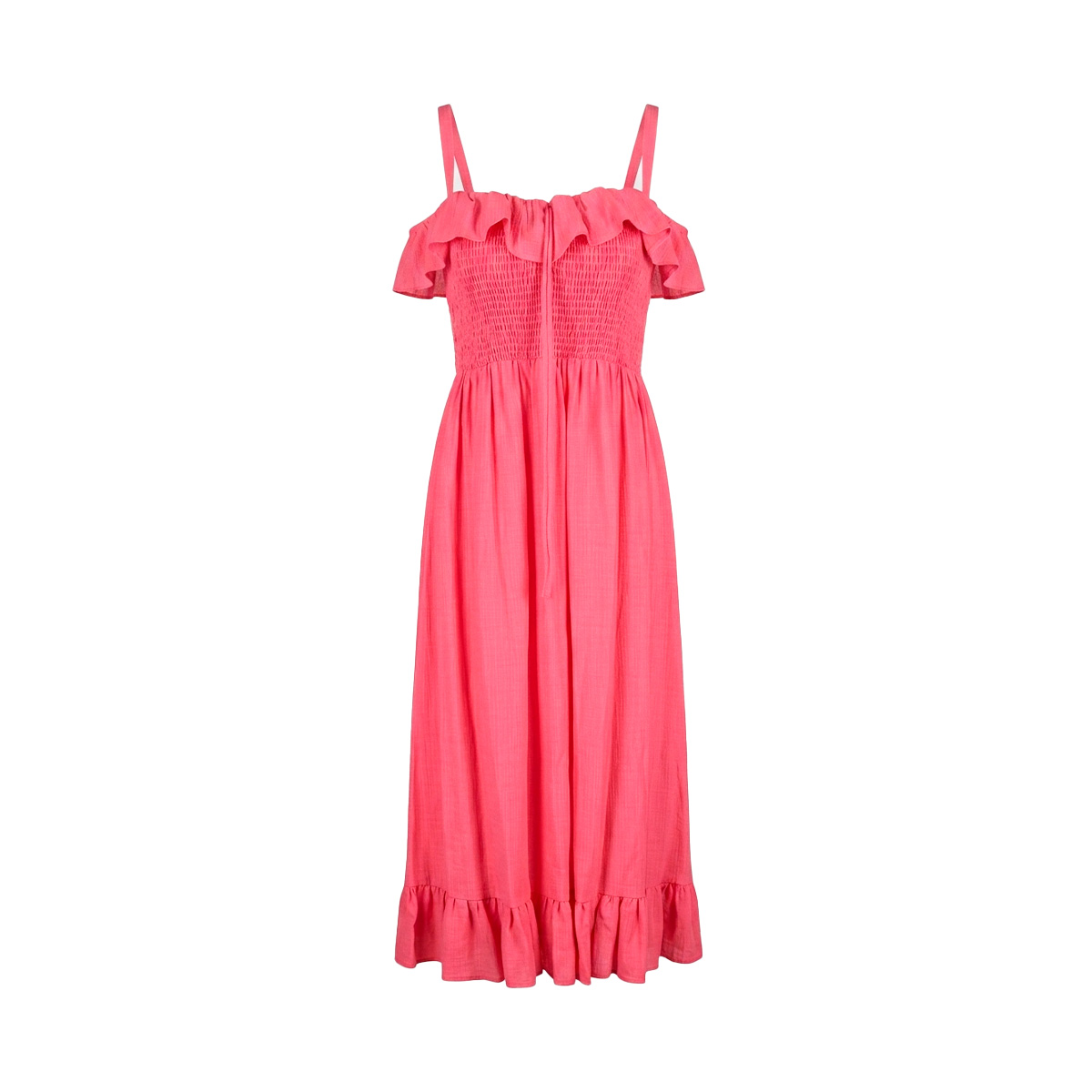 Vestido Largo Con Smock Philosophy Para Mujer Junior image number null