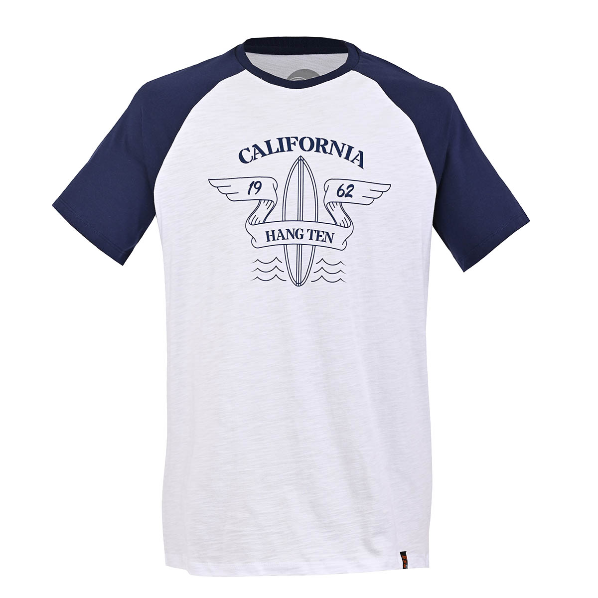 Playera Cuello Redondo Hang Ten Manga Corta para Hombre image number null
