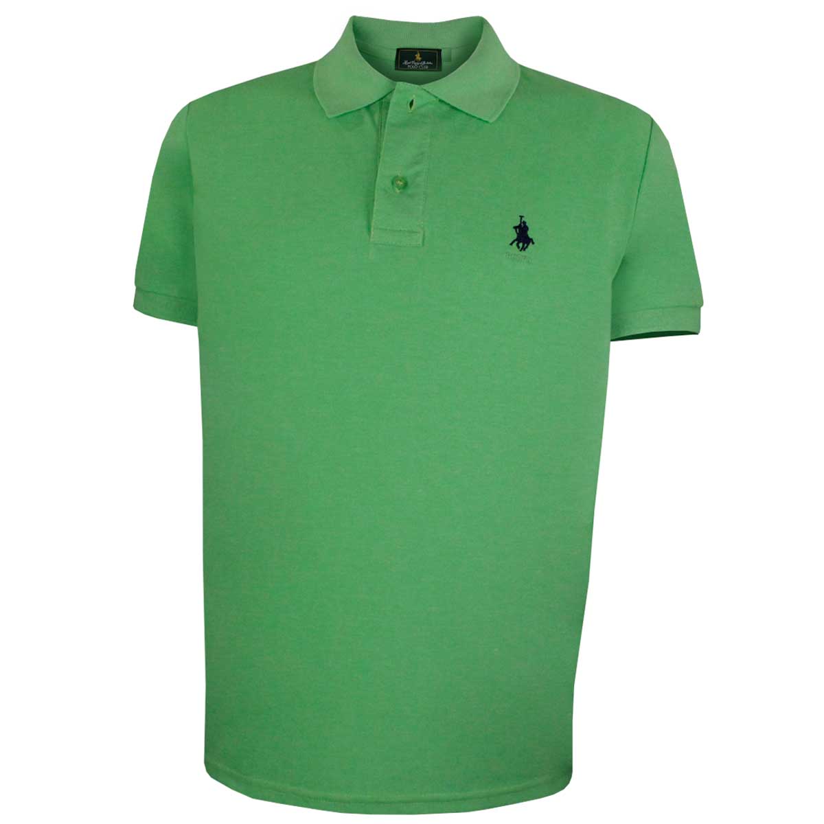 Playera Talla Plus Polo Manga Corta Jaspe Verde M RCB Polo Club Modelo elo 104Bpmzna Para Hombre image number null