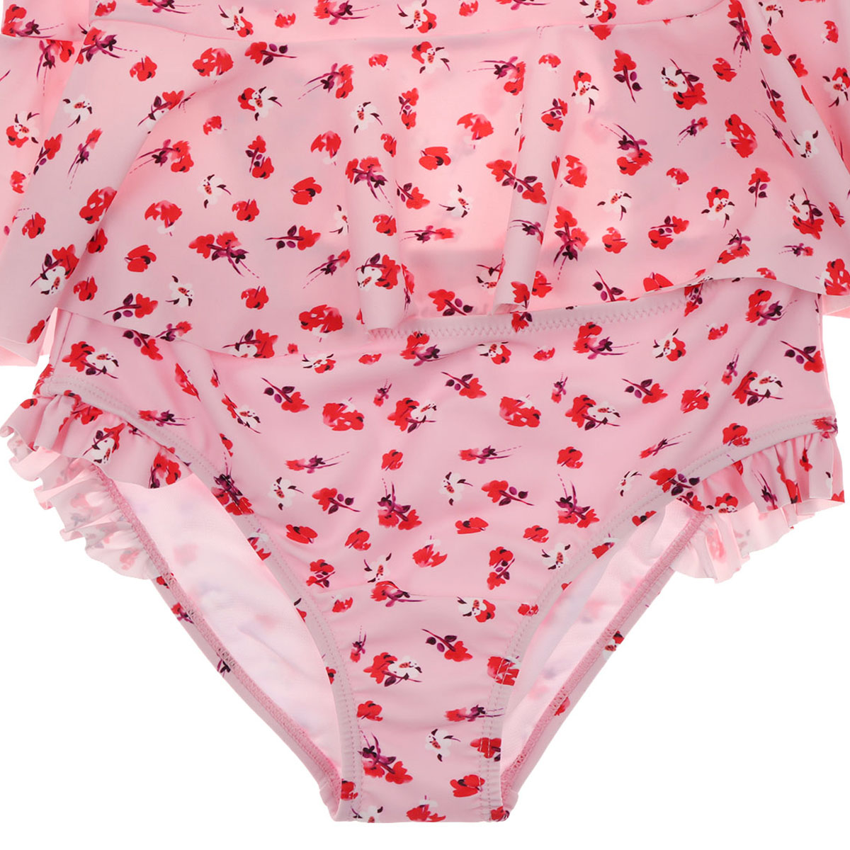Traje de Ba&ntilde;o Estampado Tropical Manga Larga Jeanious Ni&ntilde;a image number null