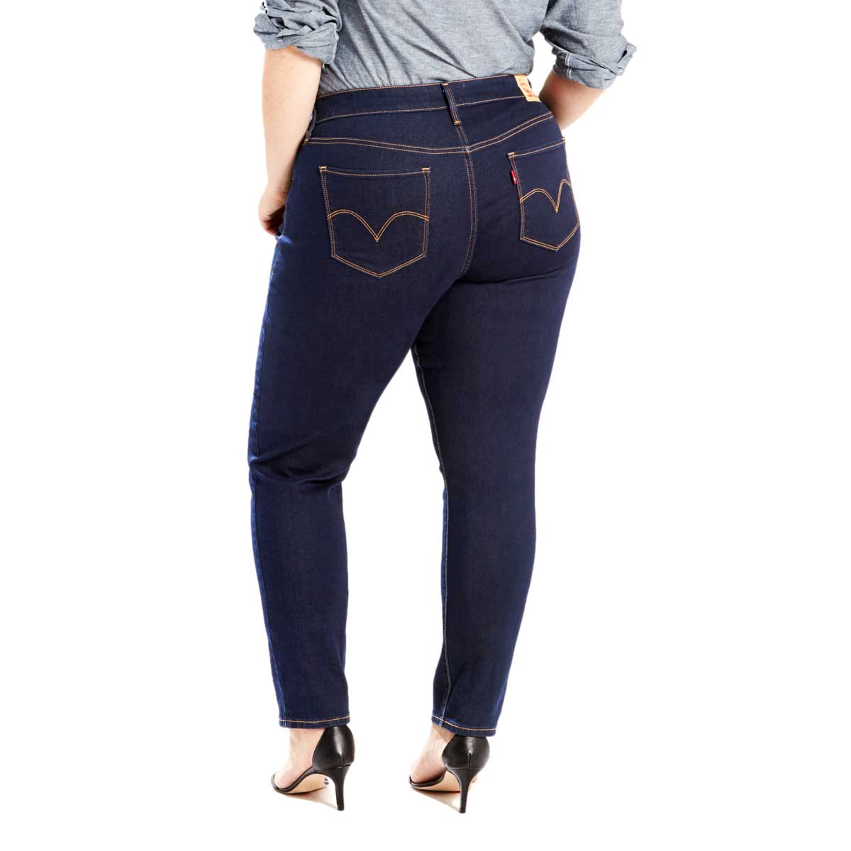 Jeans Tubo Levi's 311 Cintura Media Para Mujer Curvy image number null