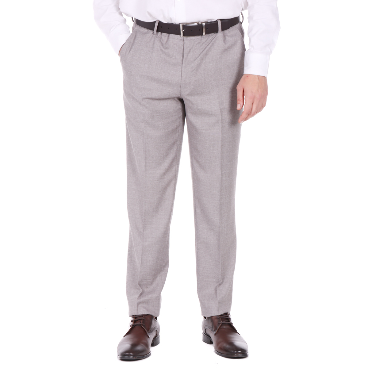 Pantal&oacute;n Gris Claro Carlo Corinto Hombre Formal image number null