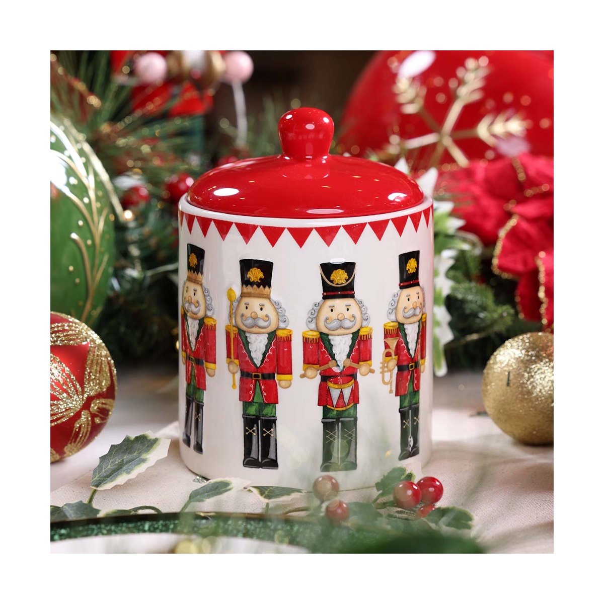 Envase Decorativo Grande Xmas Dolomita image number null