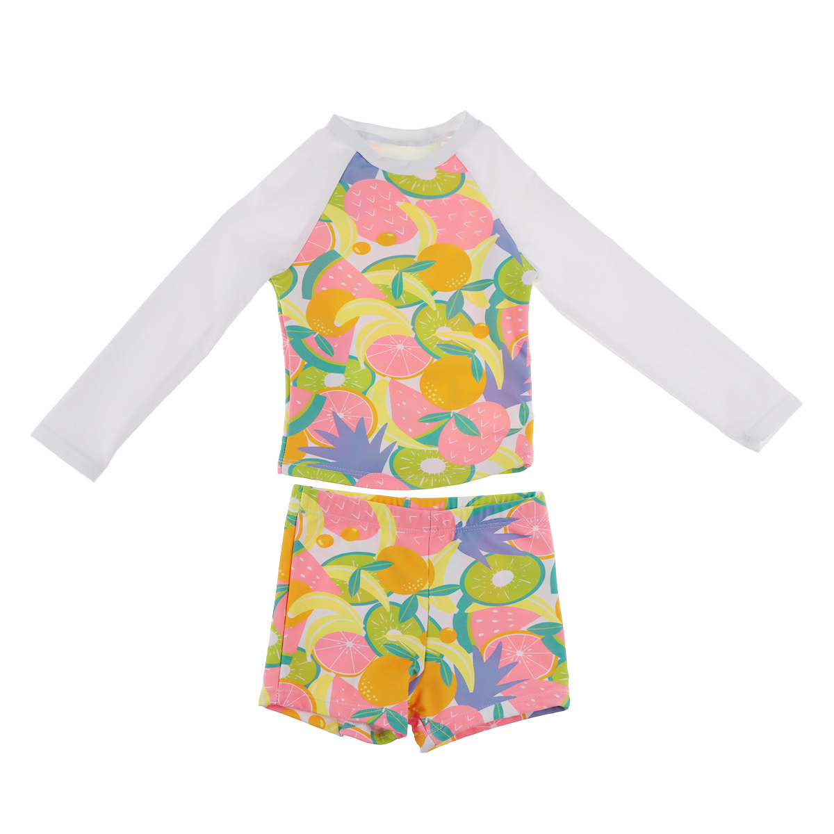 Traje Ba&ntilde;o Dos Piezas Frutas Tropicales FUKKA para Beb&eacute; Ni&ntilde;a image number null