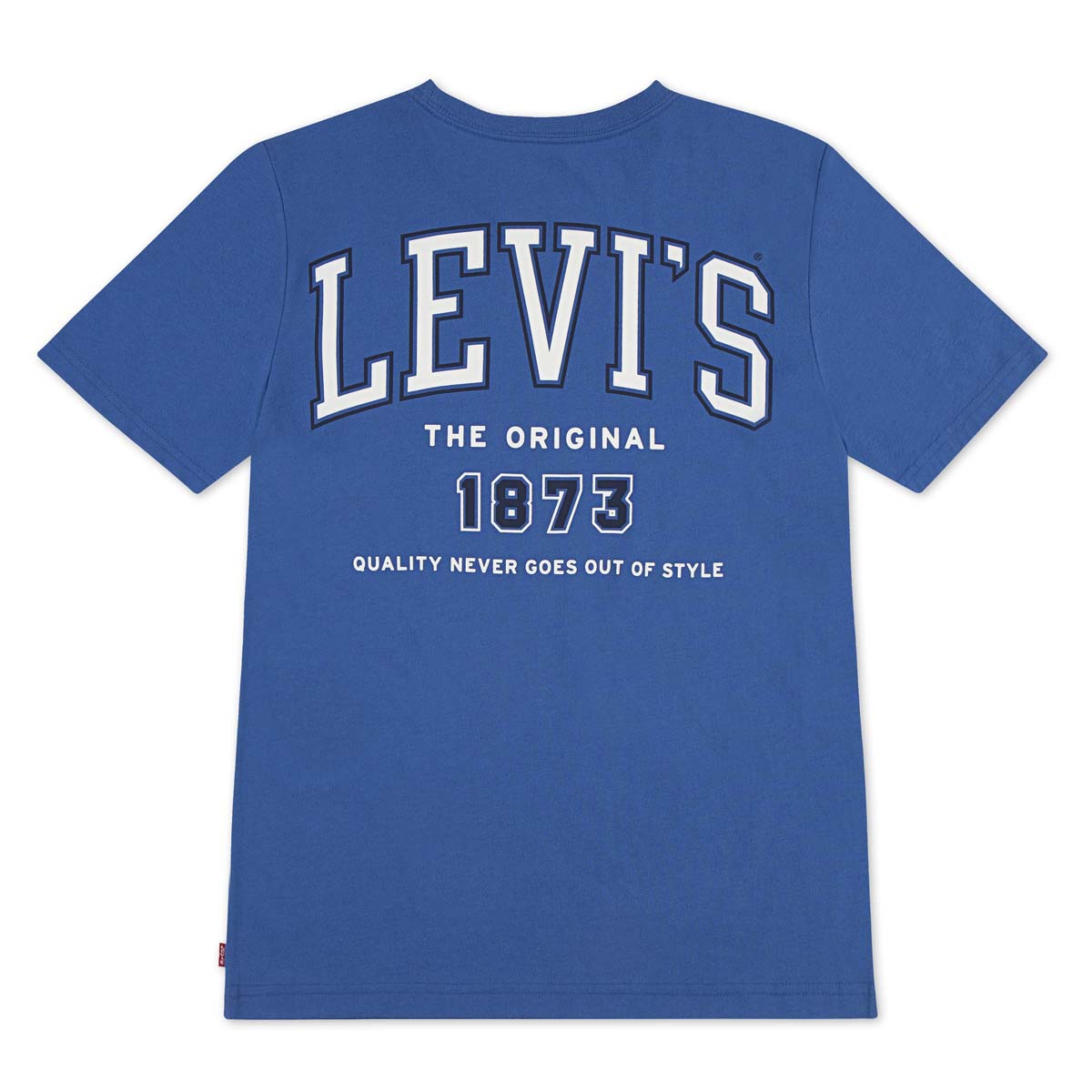 Playera Manga Corta Azul Lisa Levi's para Ni&ntilde;o image number null