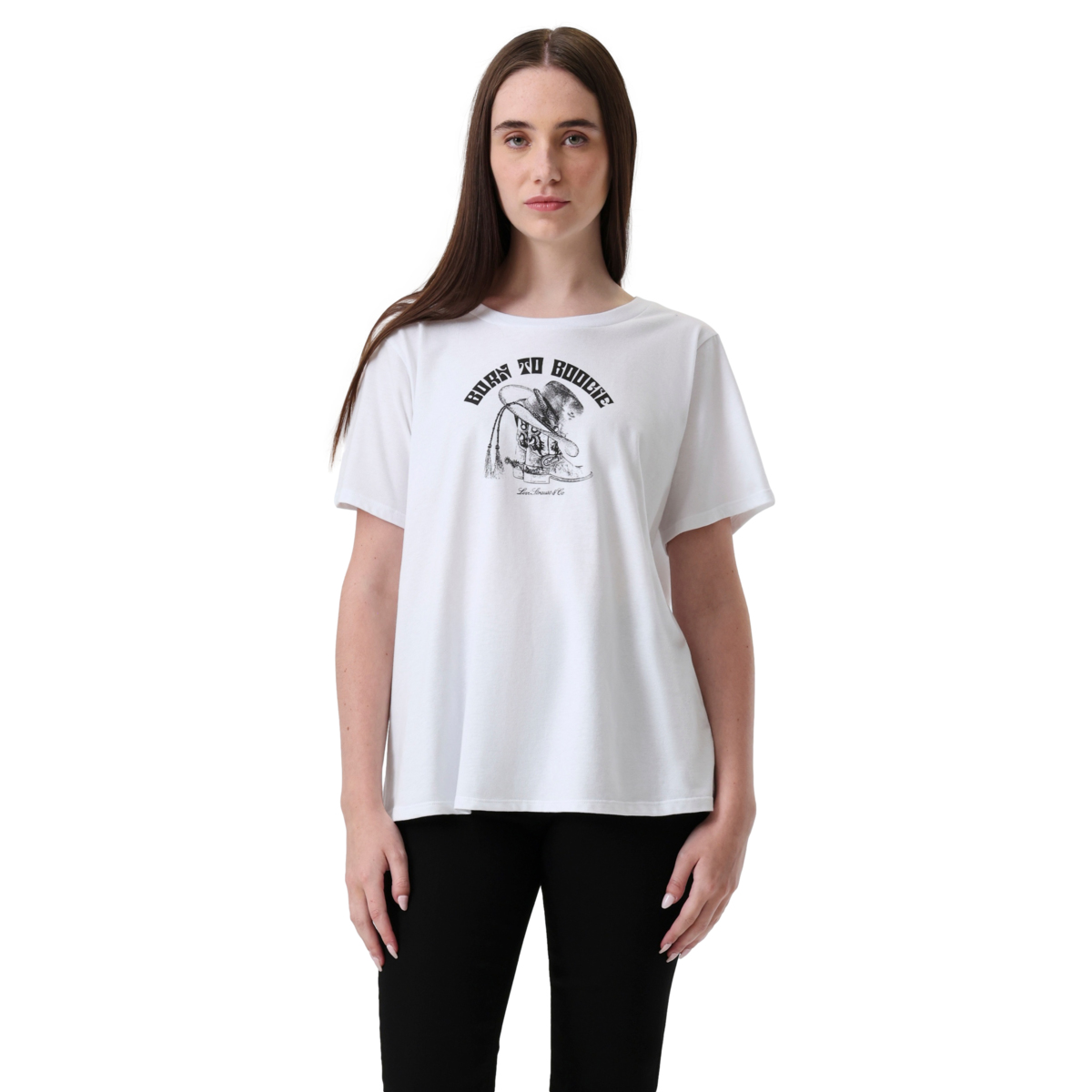 Levi&rsquo;s&reg; Playera Perfect Logo Para Mujer Curvy image number null