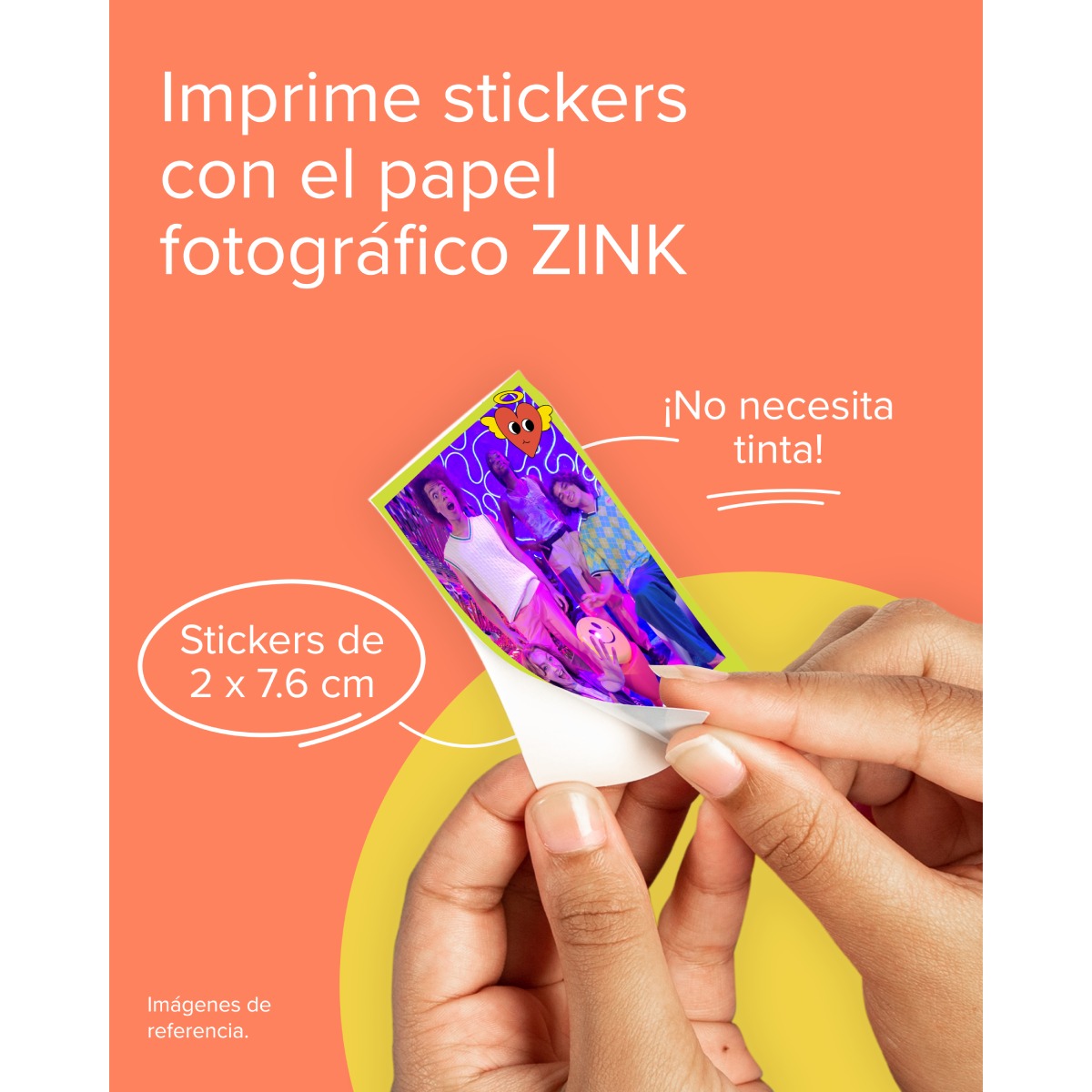 Papel Fotogr&aacute;fico Sticker Canon Para Imp Ivy 20 Hojas image number null