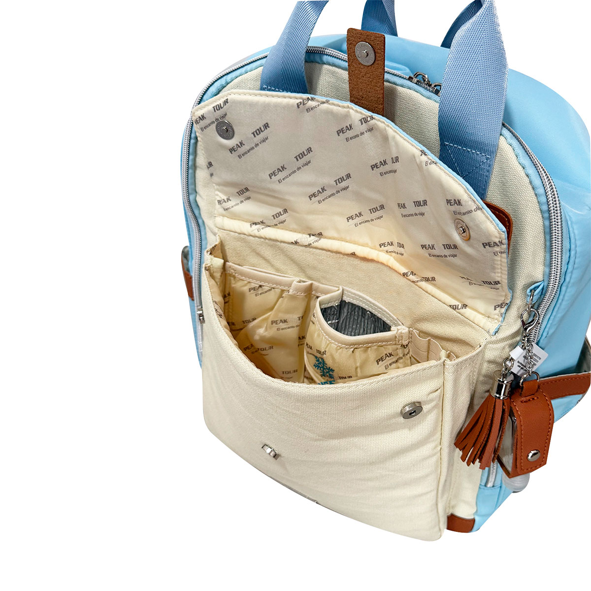 Pa&ntilde;alera Peaktour Tipo Backpack Azul Modelo Giza image number null