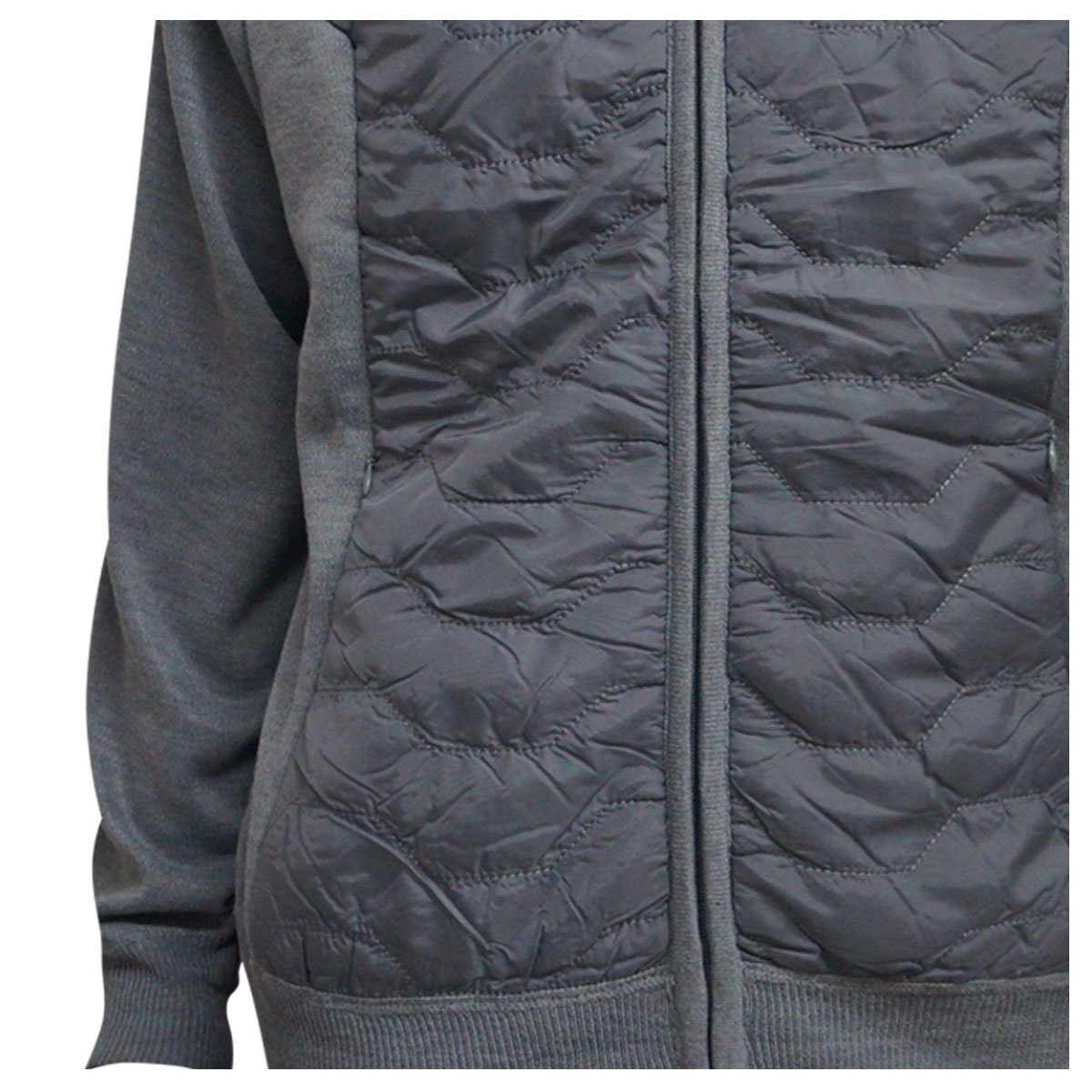 Chamarra con Cuello Mock Banana Limon para Hombre image number null