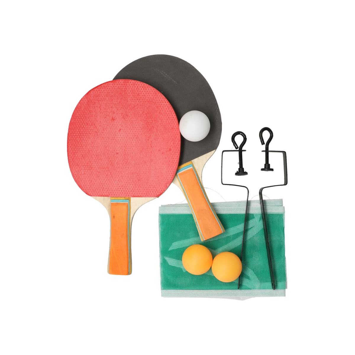 Set de paleta y 3 pelotas Ping Pong Modelo image number null