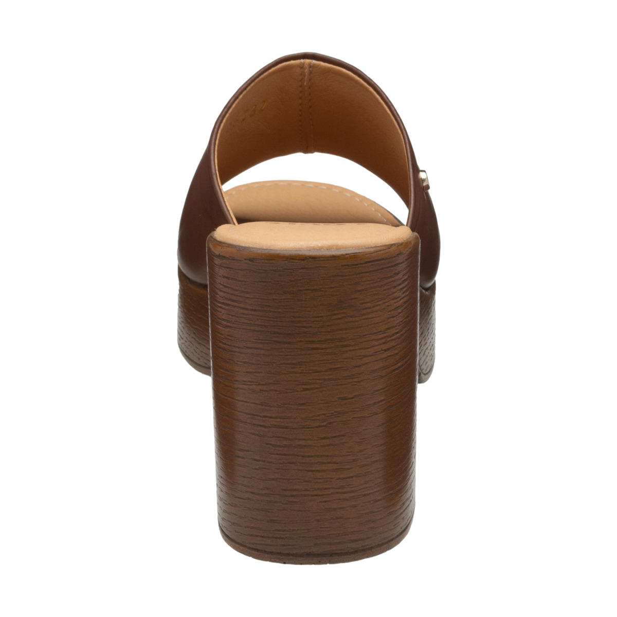 Sandalia Mule con Tac&oacute;n Eleanor Levi's Caf&eacute; para Mujer image number null