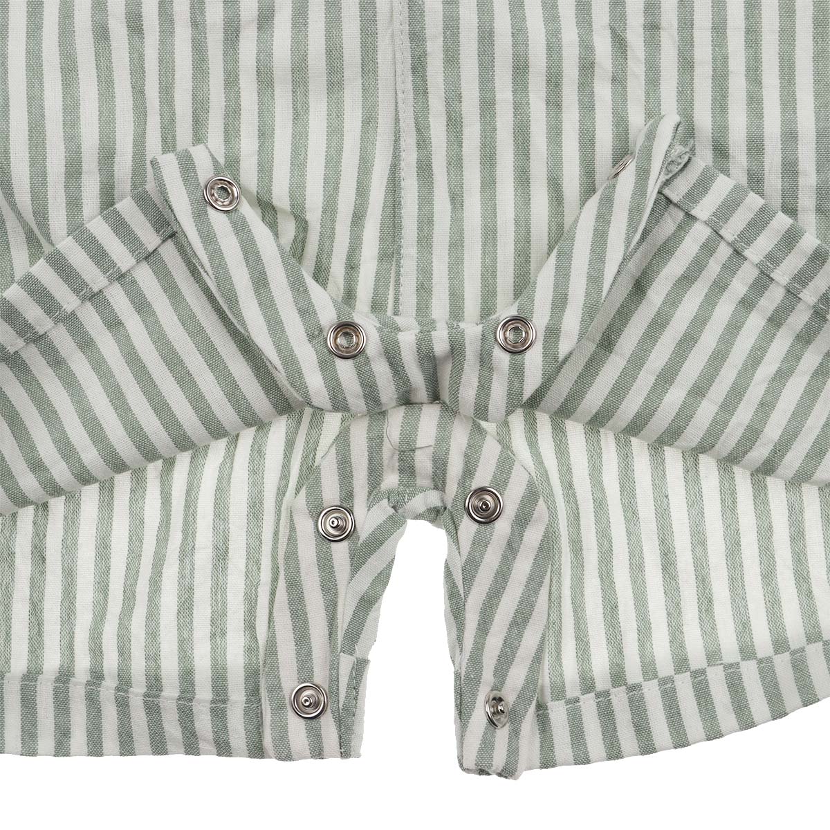 Conjunto Camisa y Pa&ntilde;alero Rayas Algod&oacute;n Carosello Beb&eacute; Ni&ntilde;o image number null