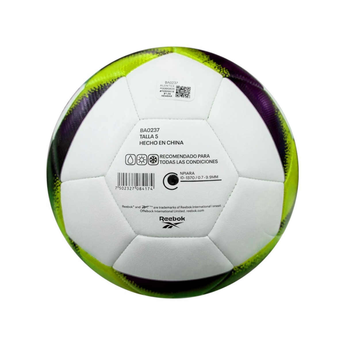 Bal&oacute;n F&uacute;tbol Reebok Ba0239 Blanco Combinado 5 image number null