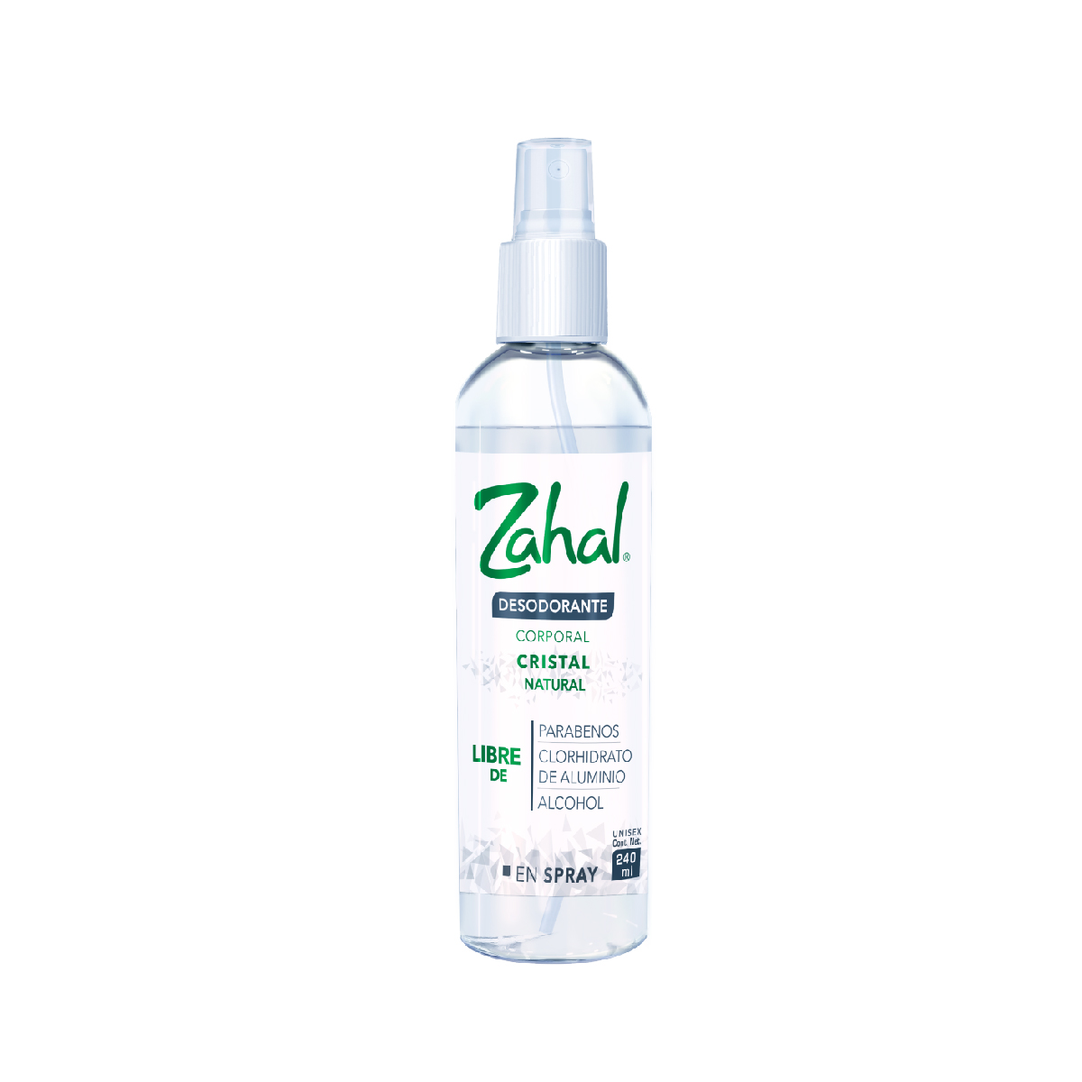 Zahal Desodorante Spray Corporal 240 Ml image number null
