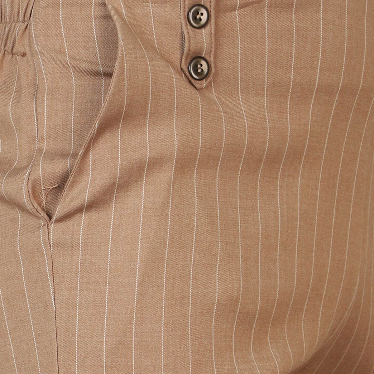 Pantal&oacute;n Corte Recto con El&aacute;stico en Cintura Ann Miller para Mujer image number null