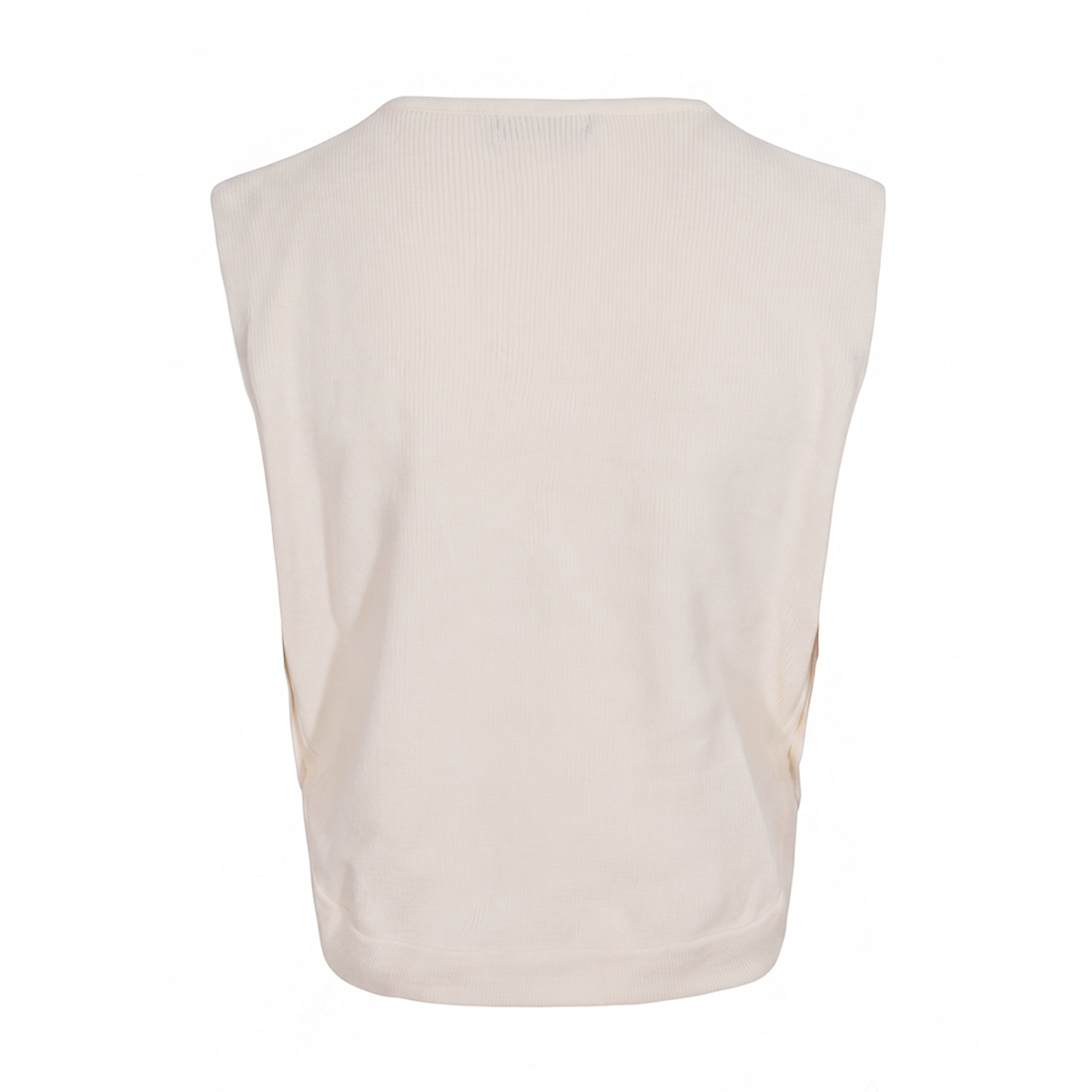 Chaleco Tejido De Punto Con Ruedo Mikerinos Para Mujer Petite image number null