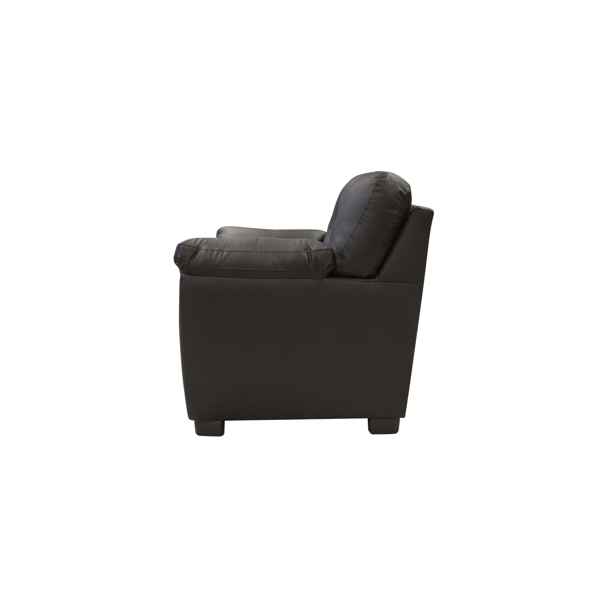 Sof&aacute; Canva Piel Vinil Dark Brown ARTBAN image number null