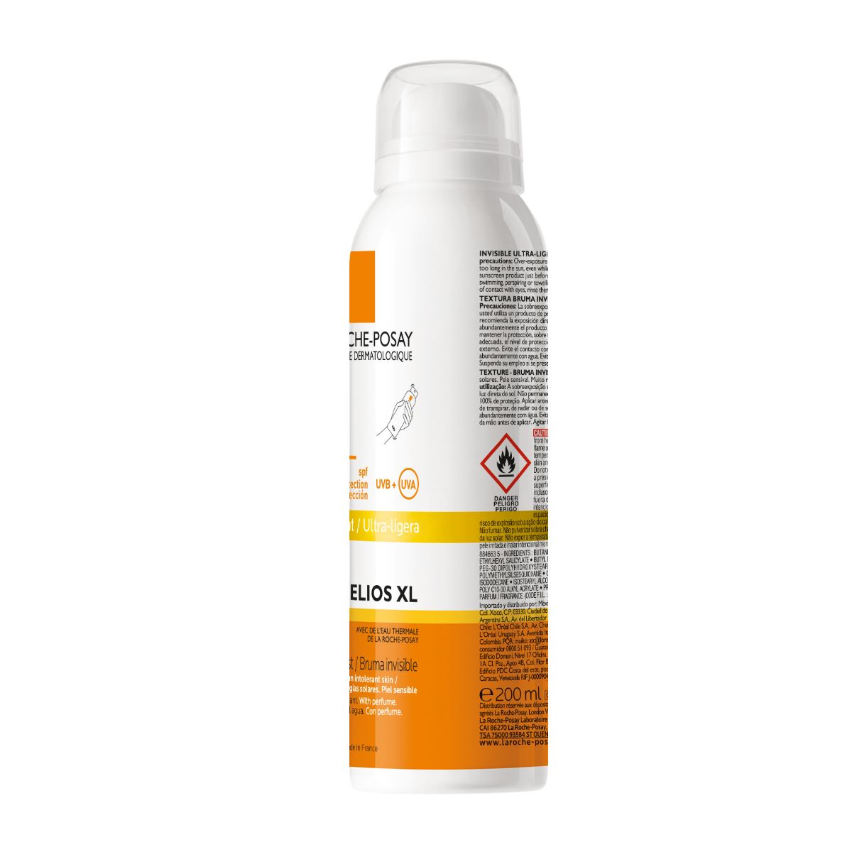 La Roche Posay Anthelios Bruma Corporal Invisible Ultra-ligera Fps50+ 200ml image number null