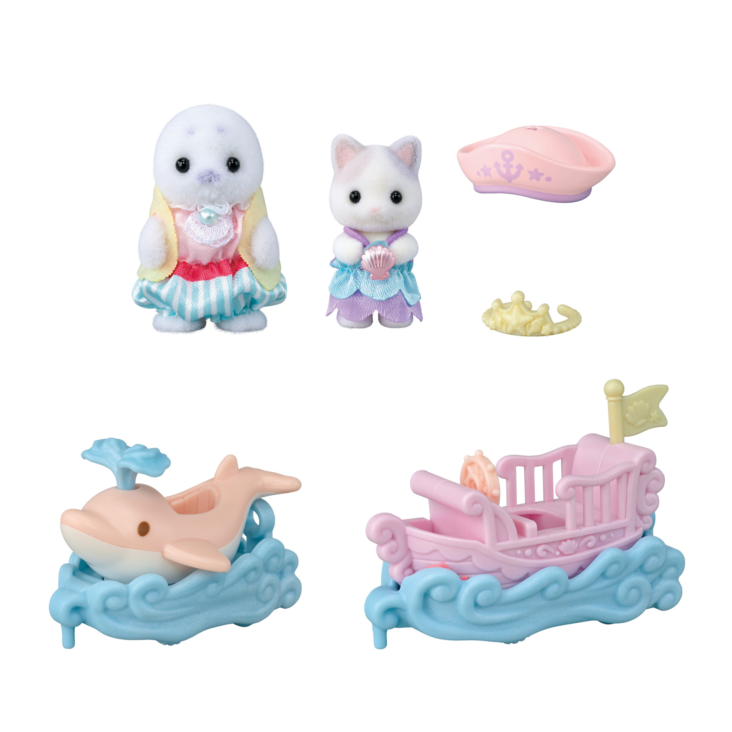 Sylvanian Families Puffy Y Cara Surcan Las Olas image number null