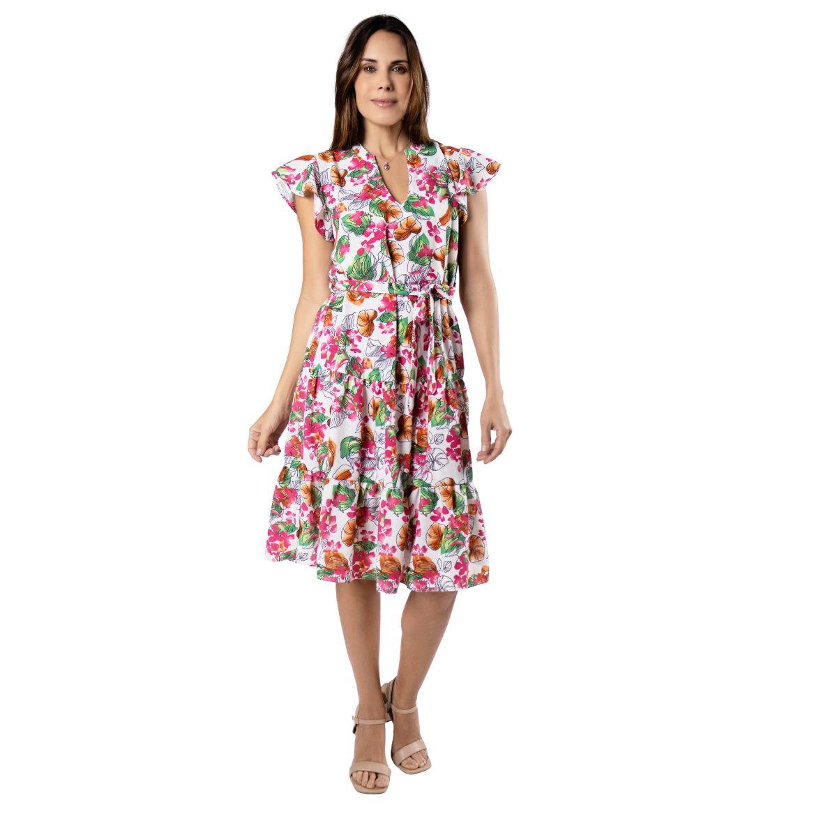 Vestido Estampado Zucca Para Mujer image number null