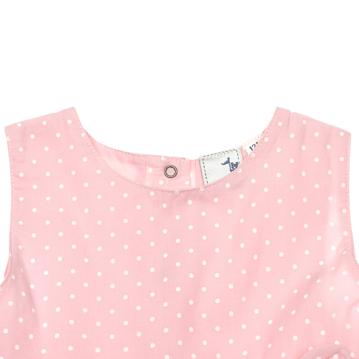 Conjunto Vestido Y Cubre Pa&ntilde;al Lunares CAROSELLO para Beb&eacute; image number null