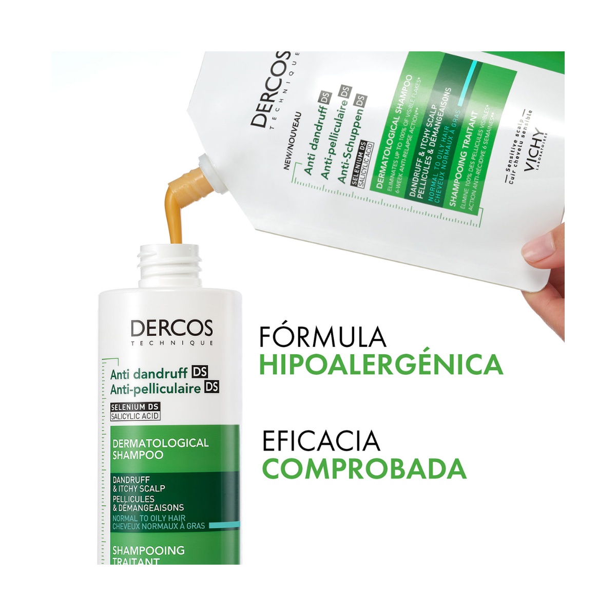 Vichy Dercos Shampoo Anticaspa Refill image number null
